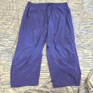 Athleta lightweight travel essential joggers - size 16 periwinkle color